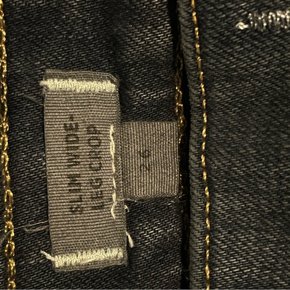 Madewell dark wash slim wide leg size 26 jeans - Picture 2 of 8